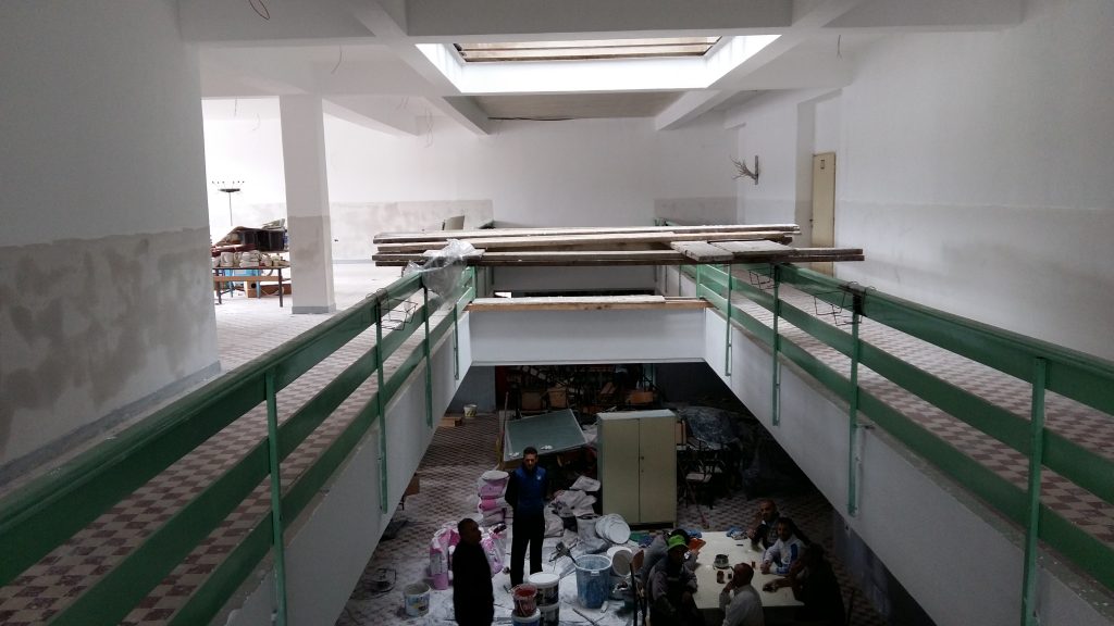 Foto lajm: Rinovimi i shkollës drejt përfundimit